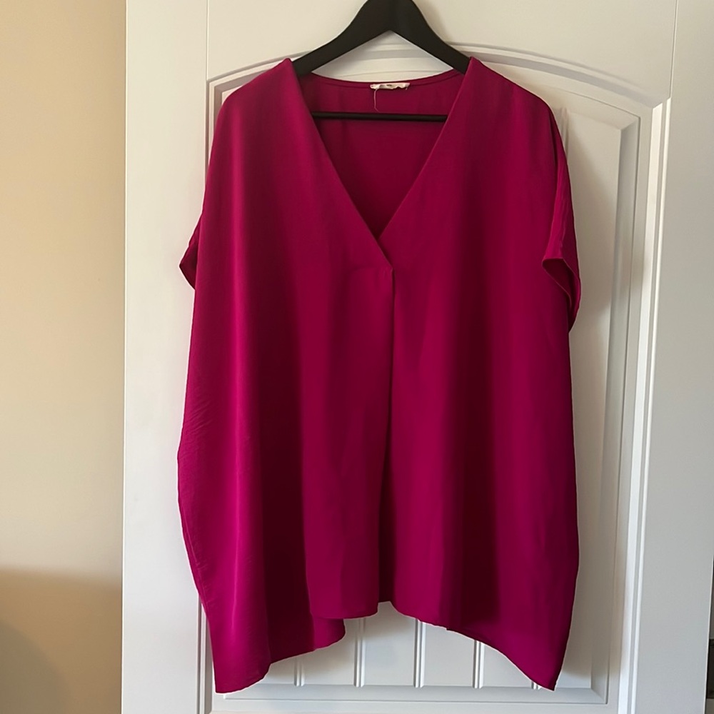 Entro XL magenta top